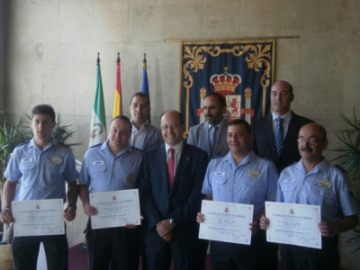 De izq a dcha, abajo: Juan Navas, Francisco Gmez,   Antonio Cubero, Rafael Arcos y Antonio Ruiz. Arriba : Antonio Estvez, Gabriel Martnez y Manuel Ordez