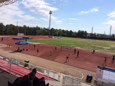 vista general de la competicin de atletismo en los pasados CEU 2016