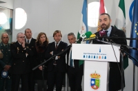 El vicerrector de Estudiantes, Alfonso Zamorano, durante su intervencin en el acto inaugural del Saln