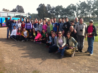 Participantes en la marcha