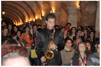 Un momento del concierto en Caballerizas