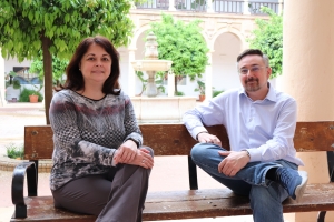 Researchers Javier Cabeza and Sandra Sánchez