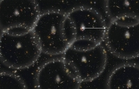 Recreation of Baryon Acoustic Oscillations.  (Zosia Rostomian, Lawrence Berkeley National Laboratory).