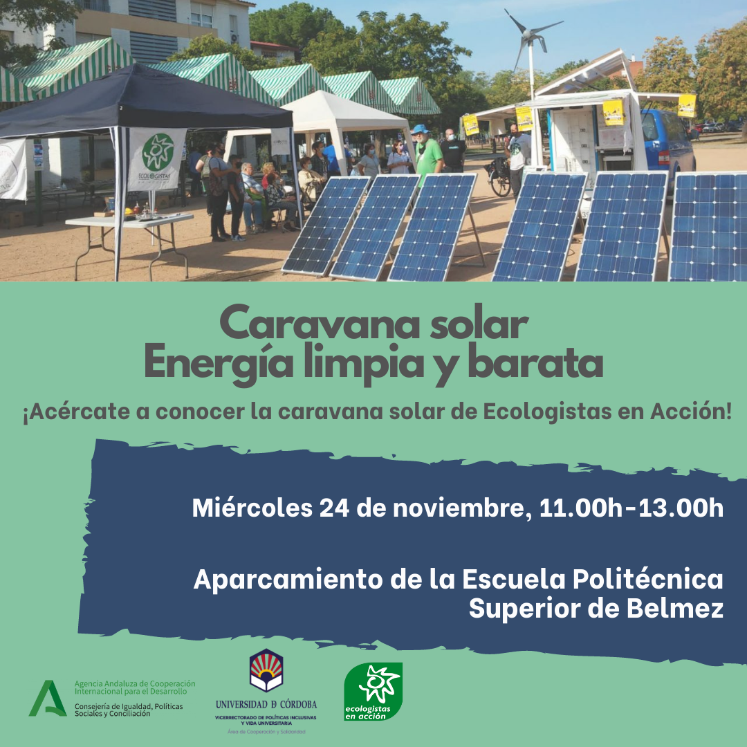 Caravana solar Energía limpia y barata